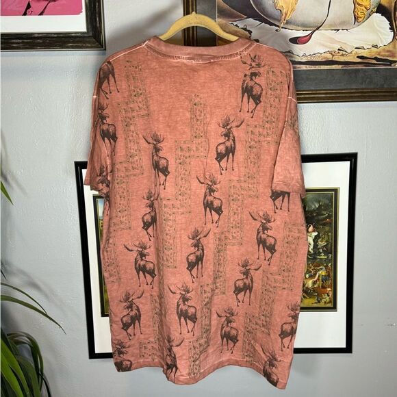 Vintage Moose Nature AOP Shirt - Picture 2 of 7